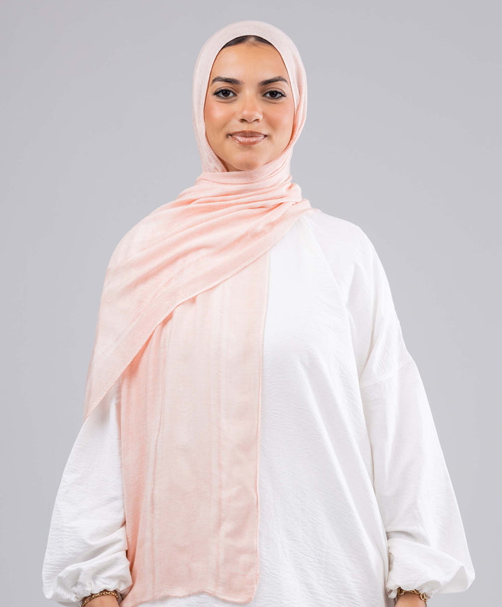 Lined Marble Cotton Scarf