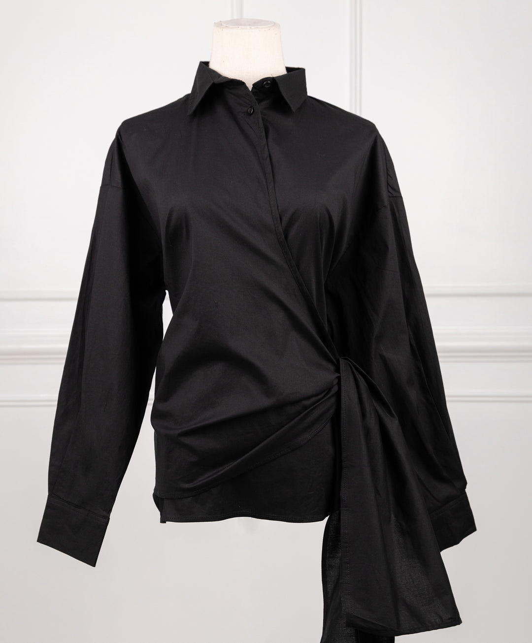 Wrap Poplin Shirt