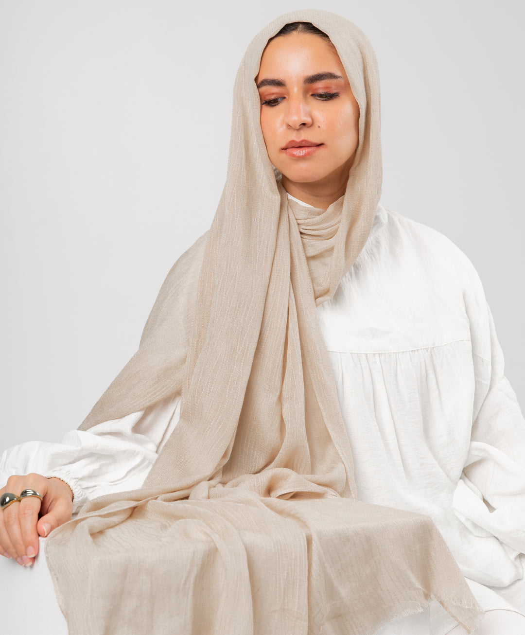 Bubbly Linen Scarf