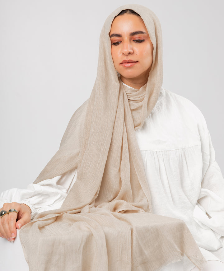 Bubbly Linen Scarf