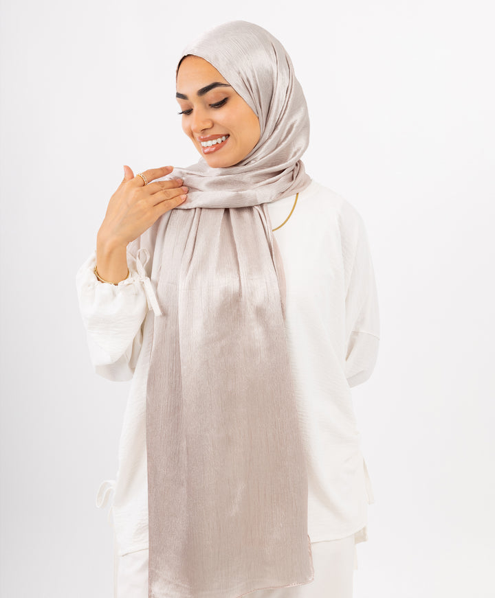 Crushed Satin Scarf