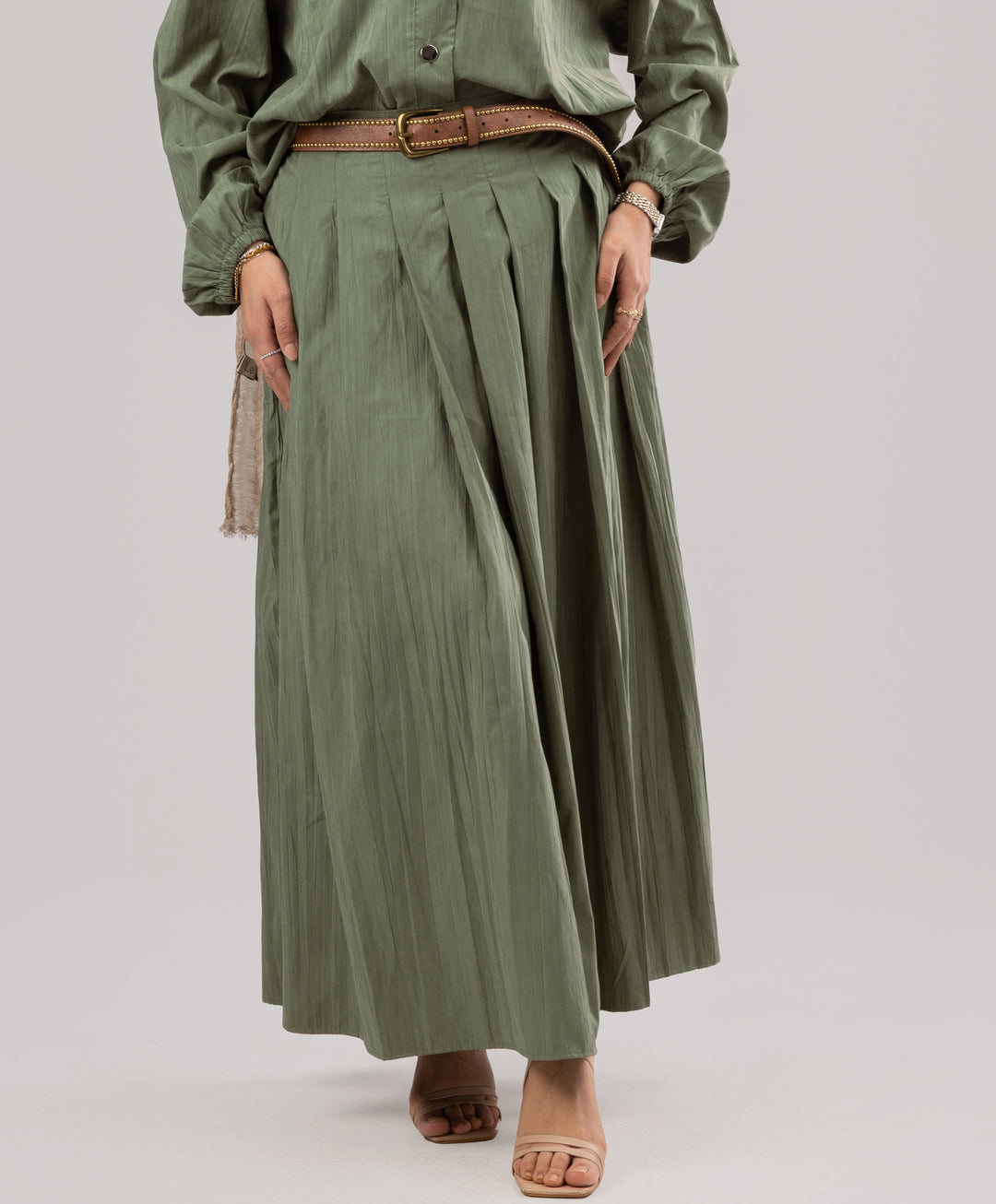 Soft Pleated Skirt