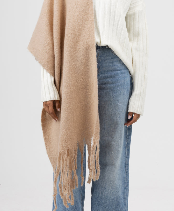 Essential Shawl-Beige