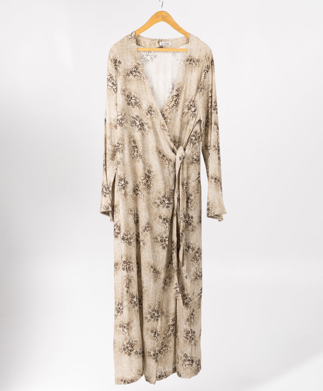 Fleuri Crinkle Wrap Dress