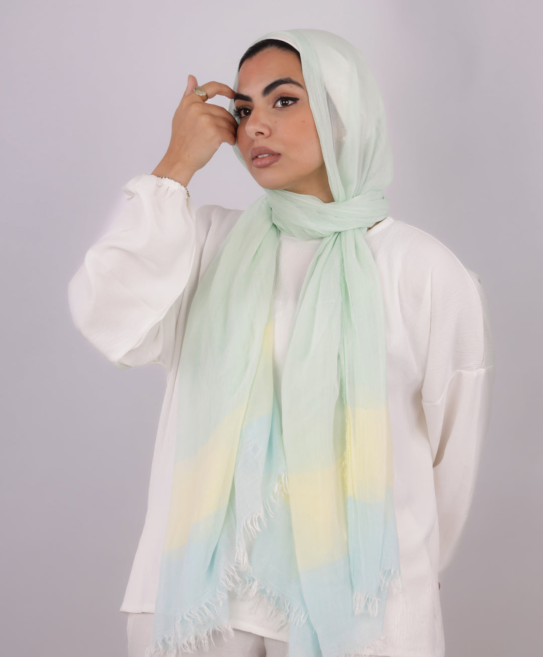 Printed Gradient Scarf