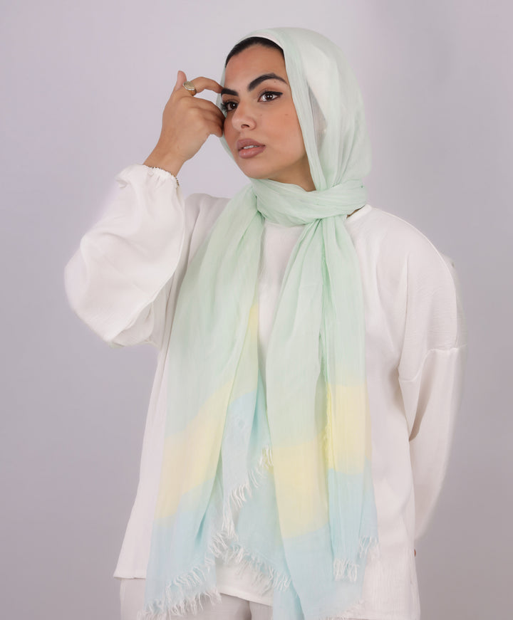 Printed Gradient Scarf