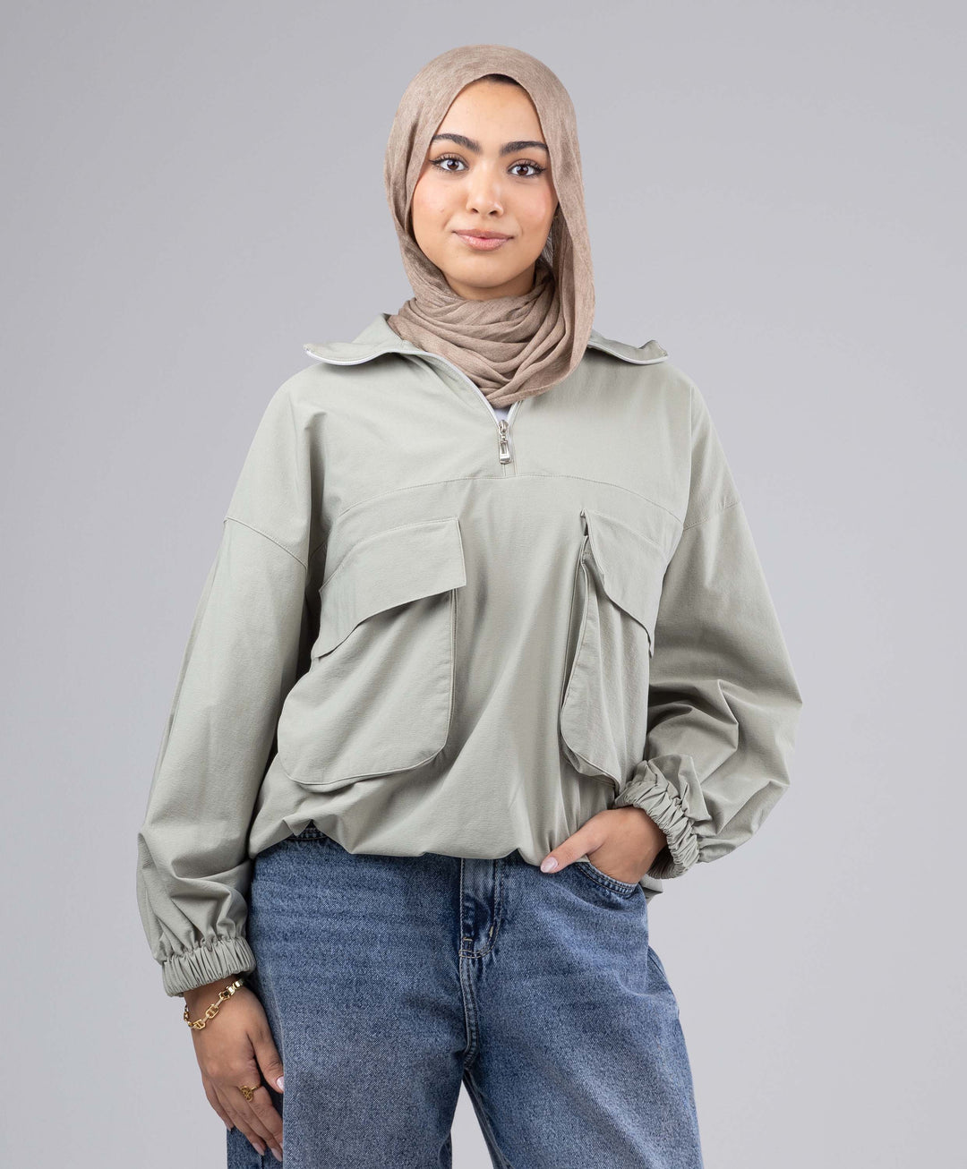 Half Zip Sweatshirt