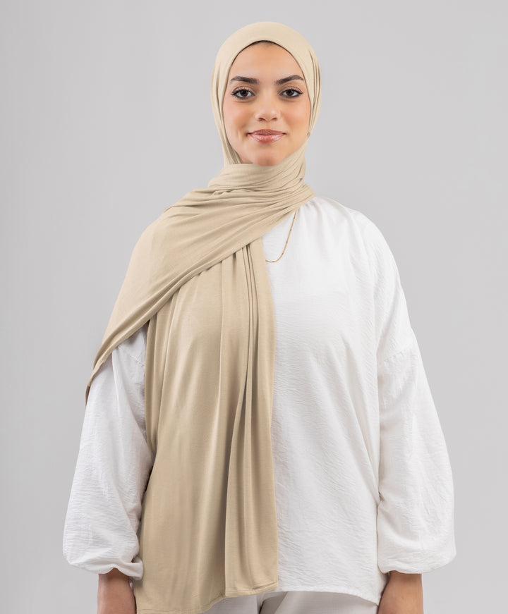 Plain Cotton Lycra Scarf