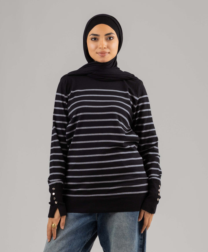 Striped Soft Pullover