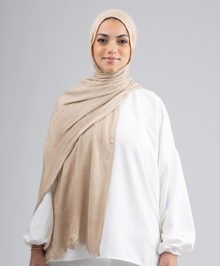Soft Linen Marble Scarf