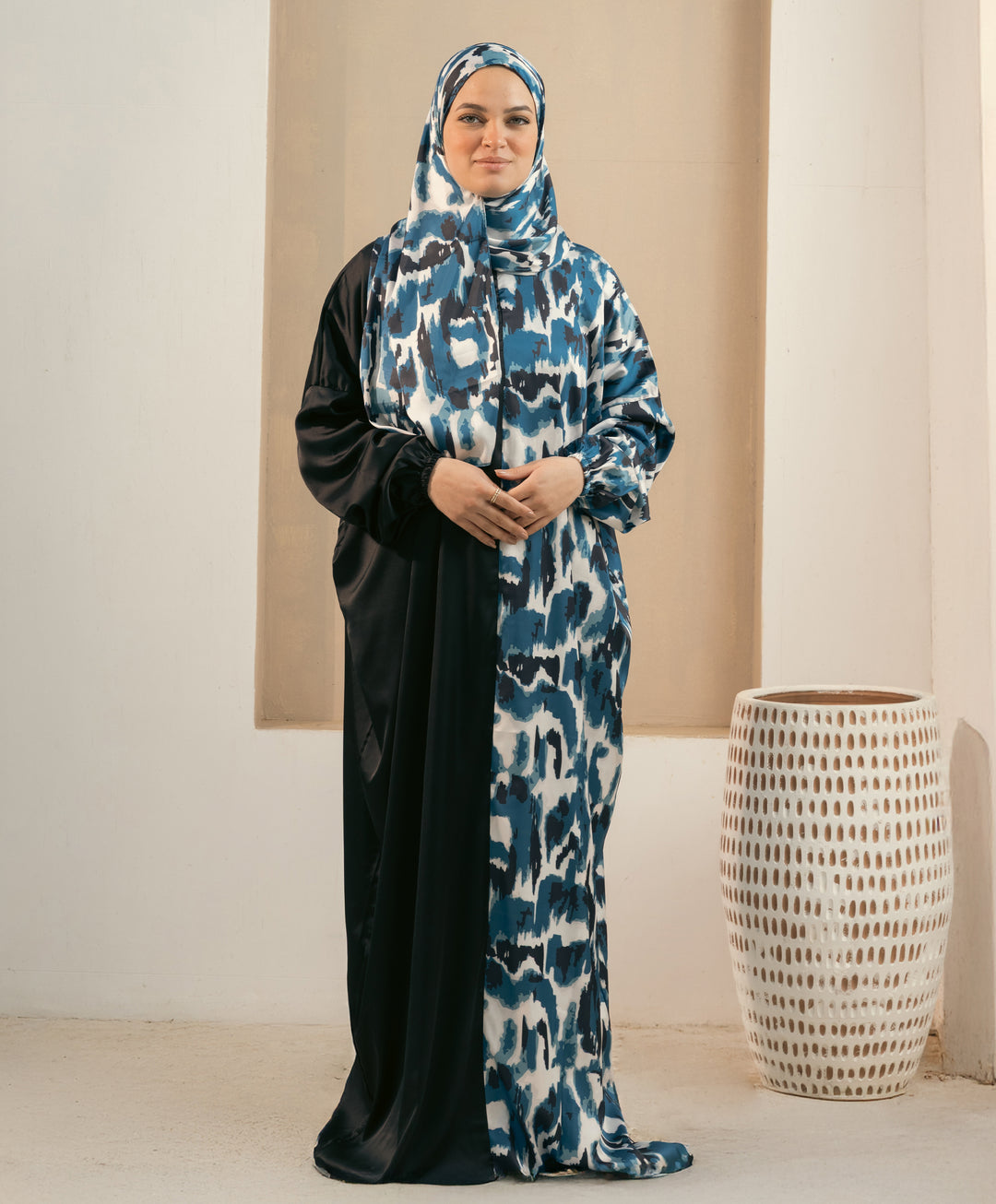 Half Printed Satin Isdal