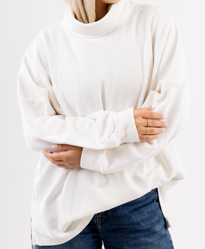 Ribbed Fluffy Shirt