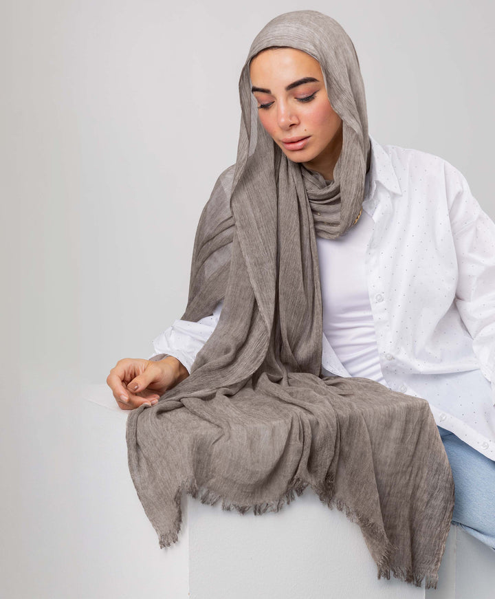Marble Linen Scarf