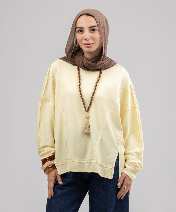 Seamline Cotton Shirt
