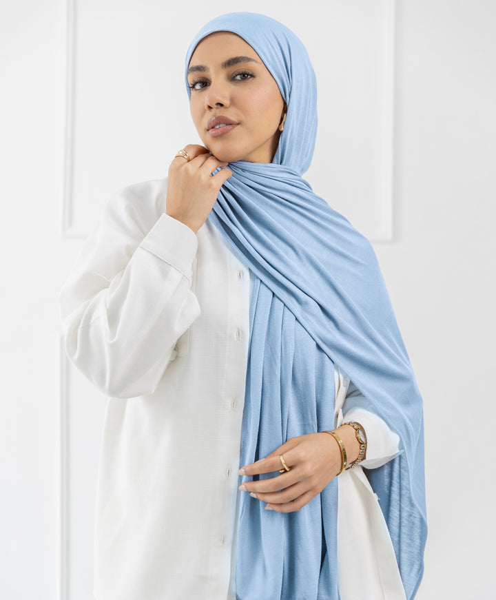 Plain Cotton Lycra Scarf