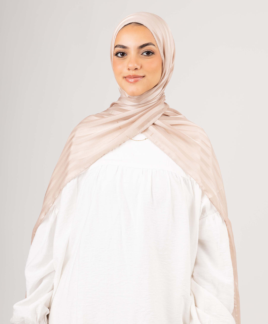 Majestic Satin Chiffon Scarf