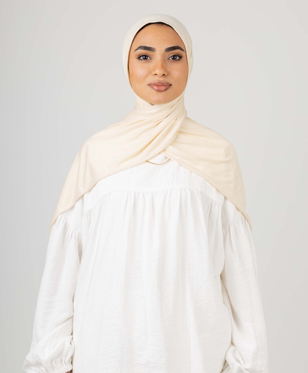 Plain Cotton Lycra Scarf