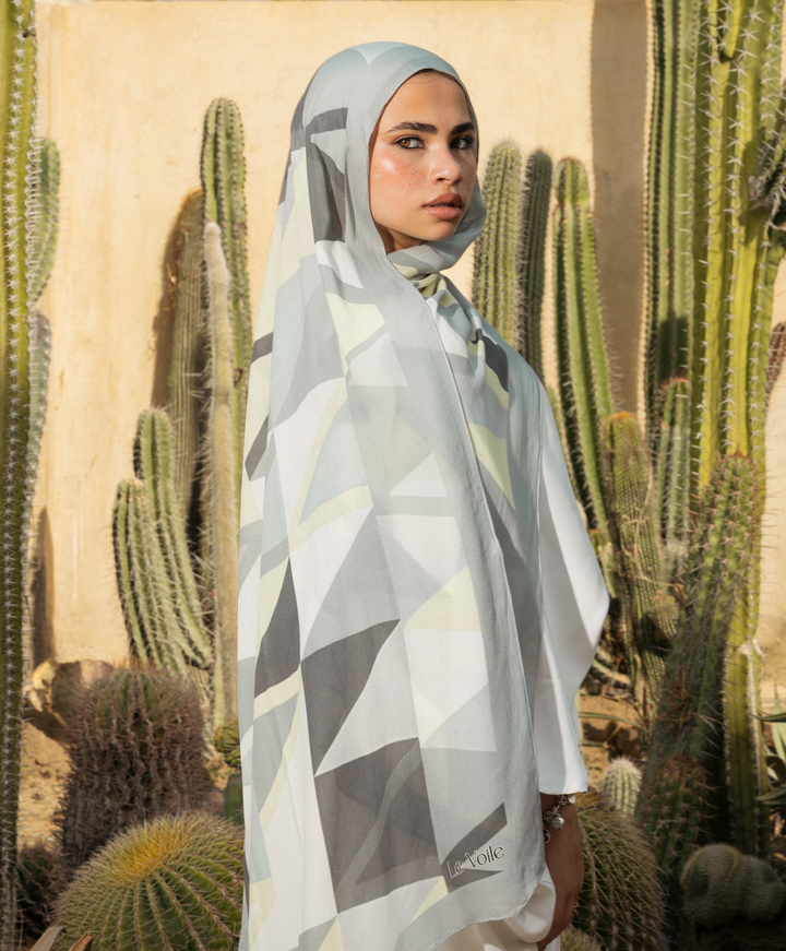 Urban Mosaic Modal Scarf