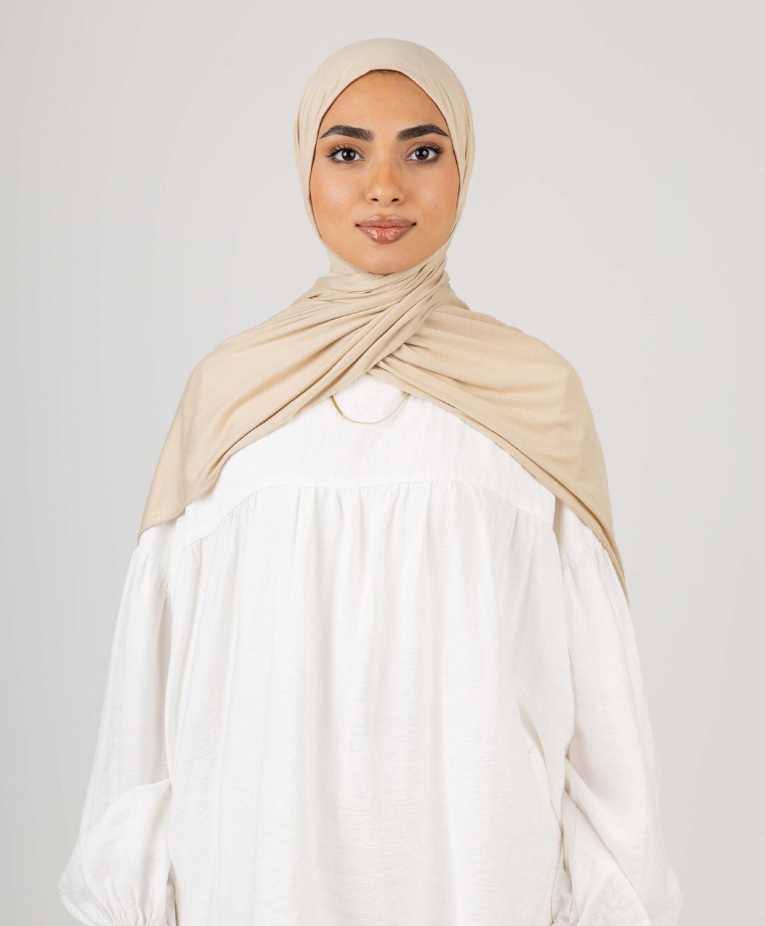 Plain Cotton Lycra Scarf