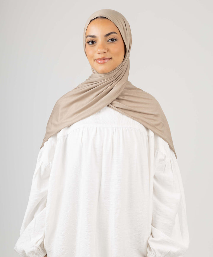Plain Cotton Lycra Scarf