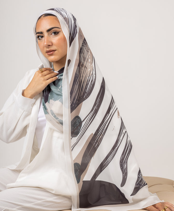 Brushstroke Elegance Scarf