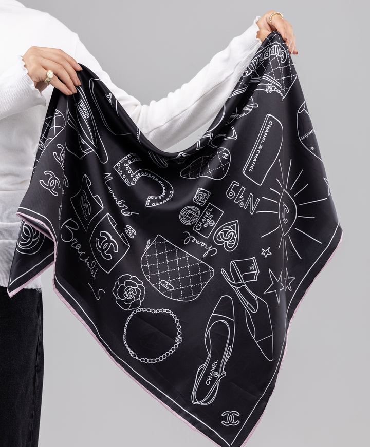 Luxury Silk Square Scarf