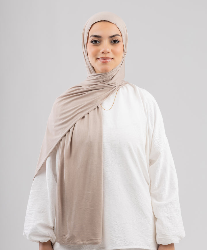 Plain Cotton Lycra Scarf