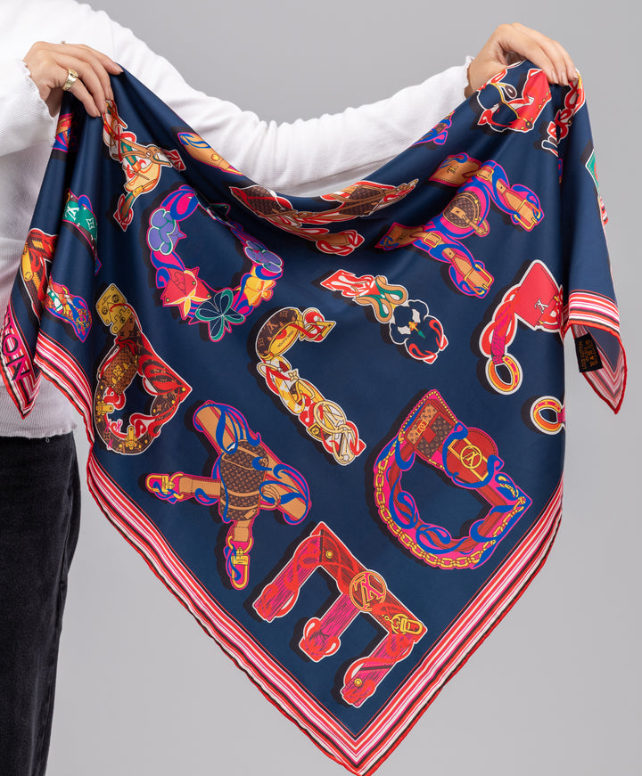 Luxury Silk Square Scarf