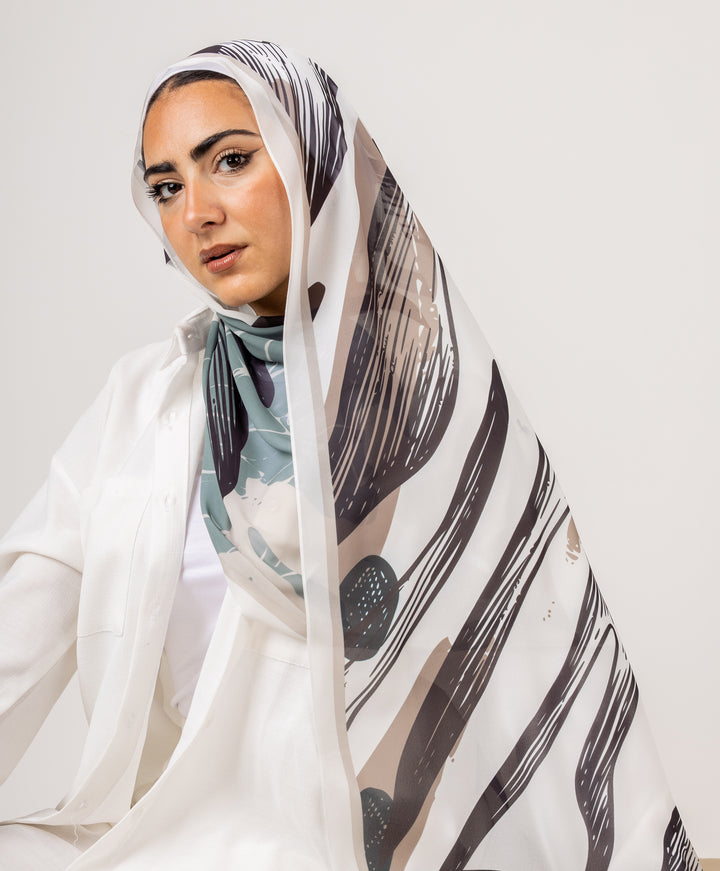 Brushstroke Elegance Scarf