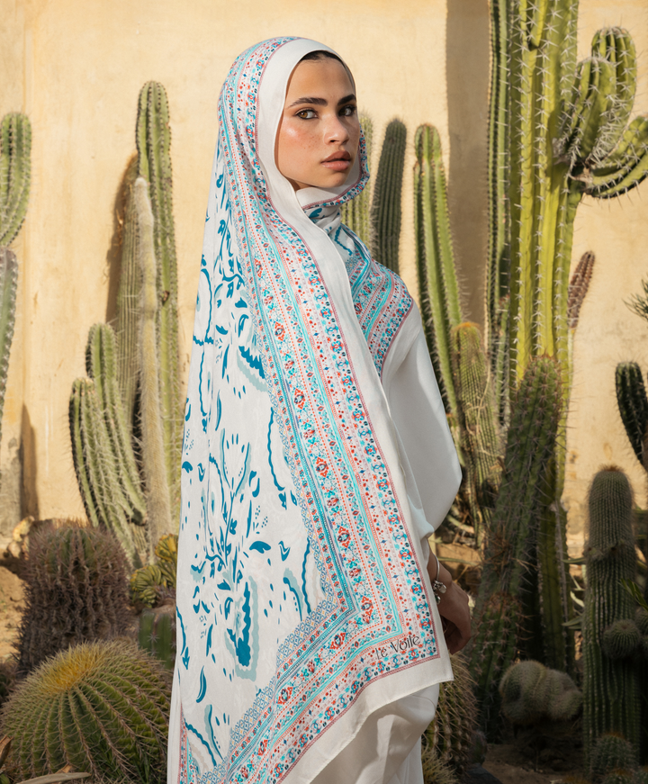 Persian Azure  Modal Scarf