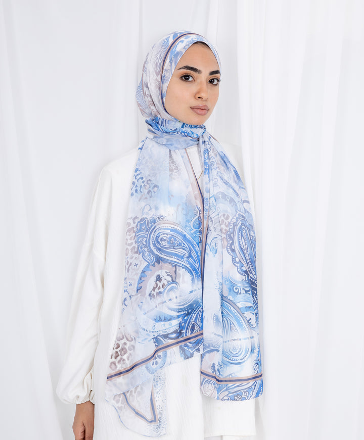 Paisley Chiffon Scarf