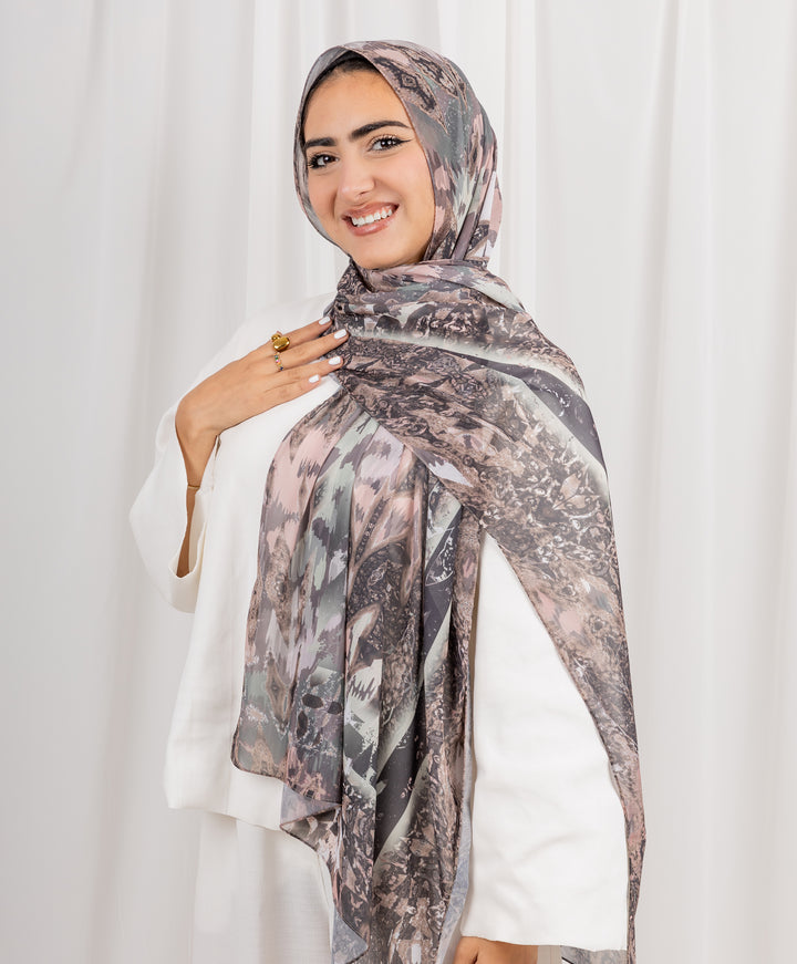 Ember Chiffon Scarf