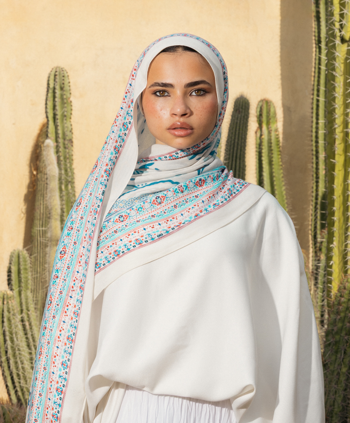 Persian Azure  Modal Scarf