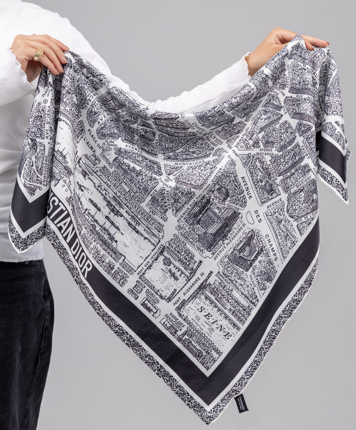 Luxury Silk Square Scarf