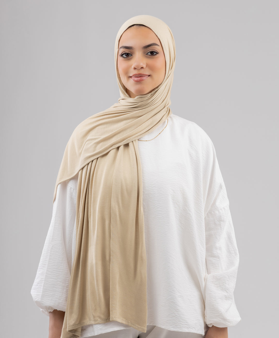 Plain Cotton Lycra Scarf