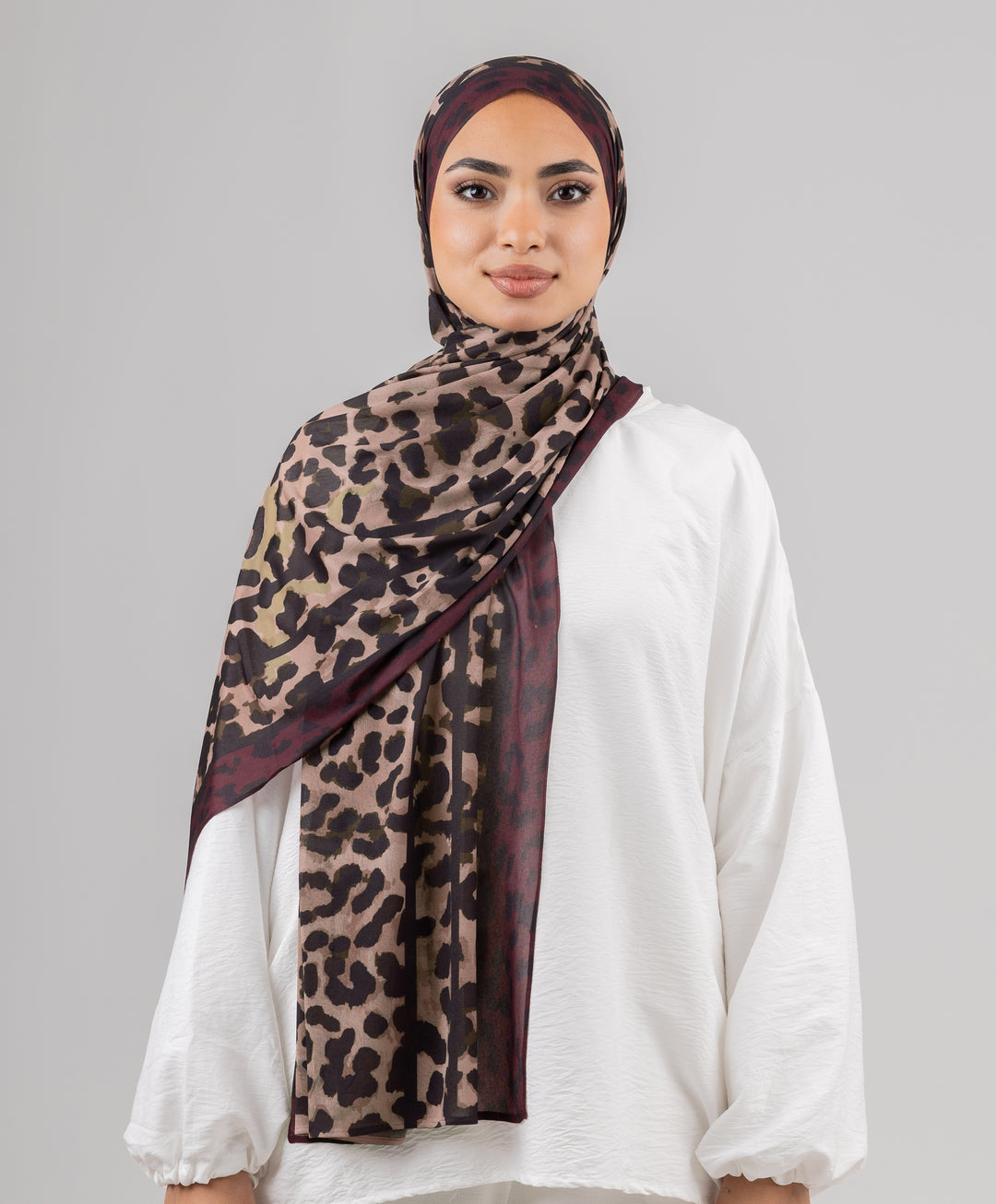 Striped Leopard Kuwaiti Scarf