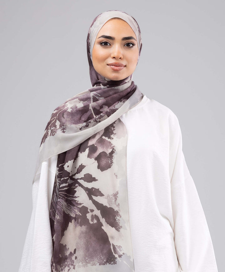 Earthy Blush Chiffon Scarf