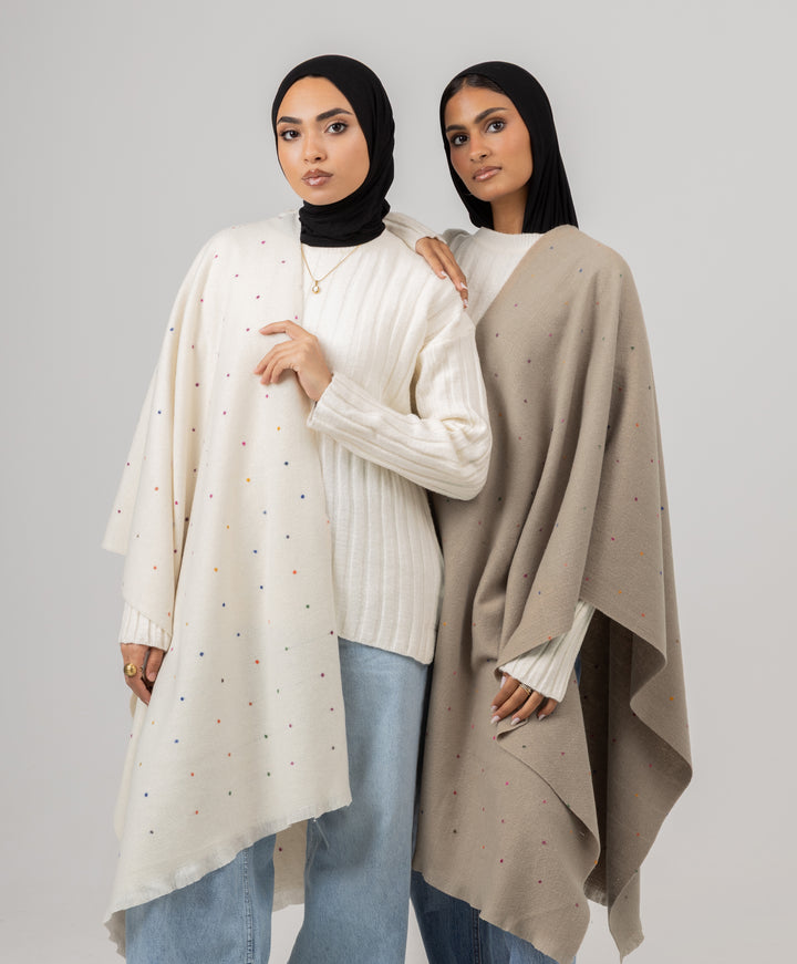 Dots Winter Shawl