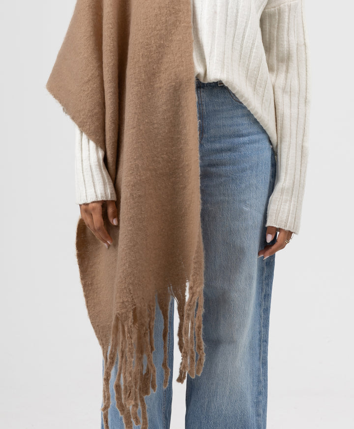Essential Shawl-Light Taupe