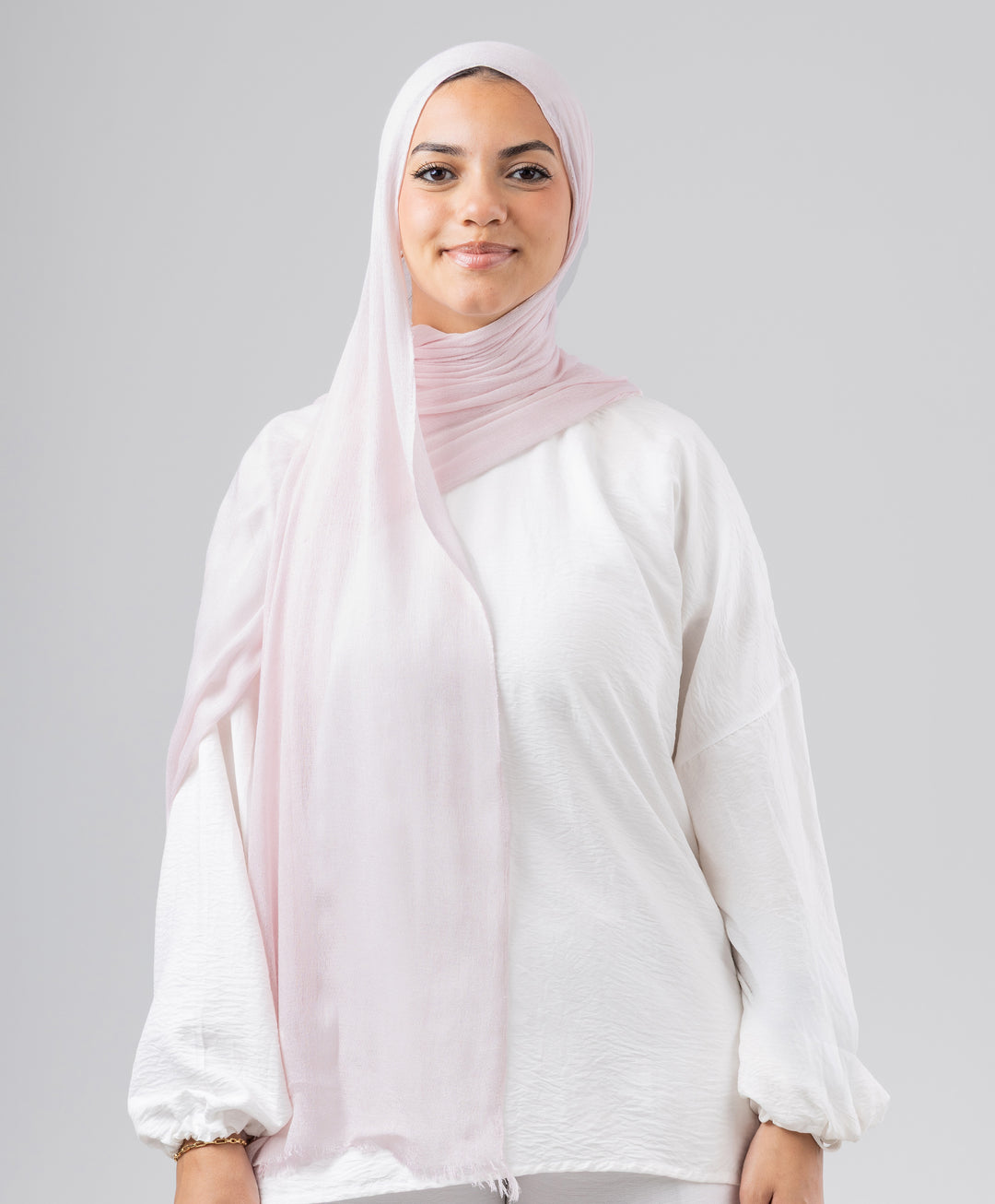 Elegance Crinkled Cotton Scarf