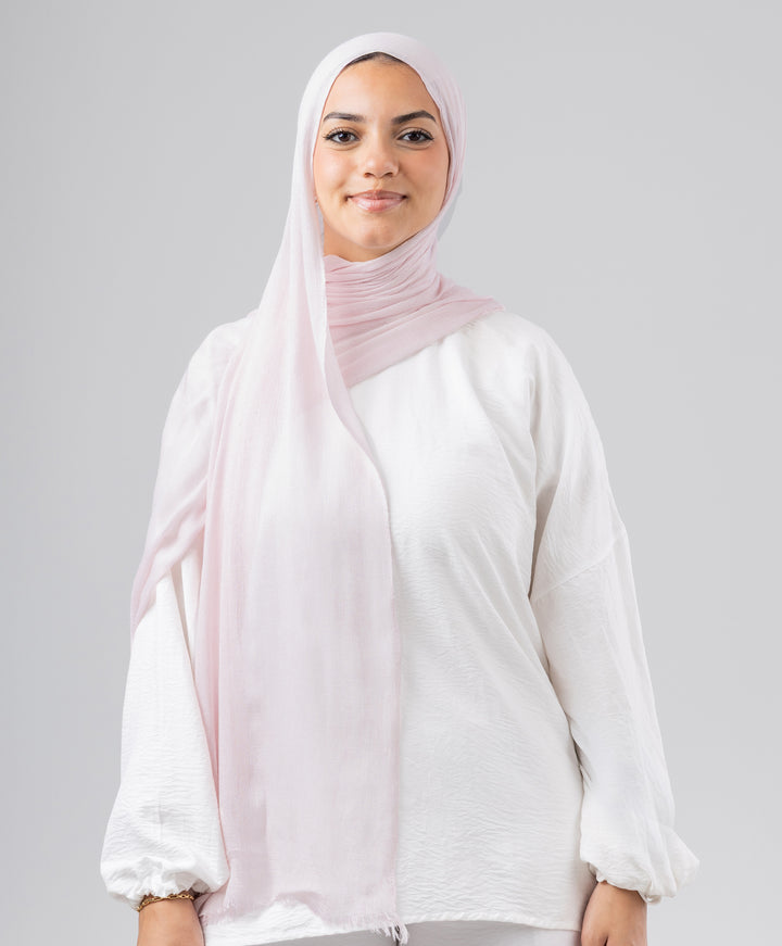 Elegance Crinkled Cotton Scarf