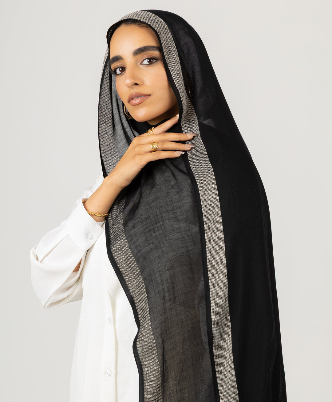 Midnight Weave Scarf