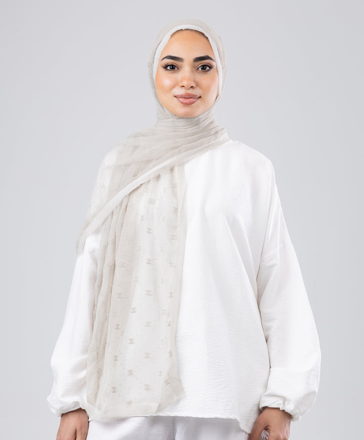 Lace Luxury Crinkle Scarf