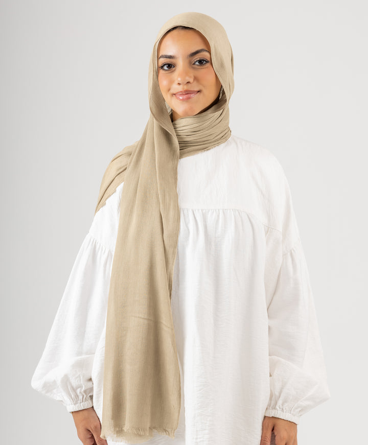 Cotton Crinkle Scarf