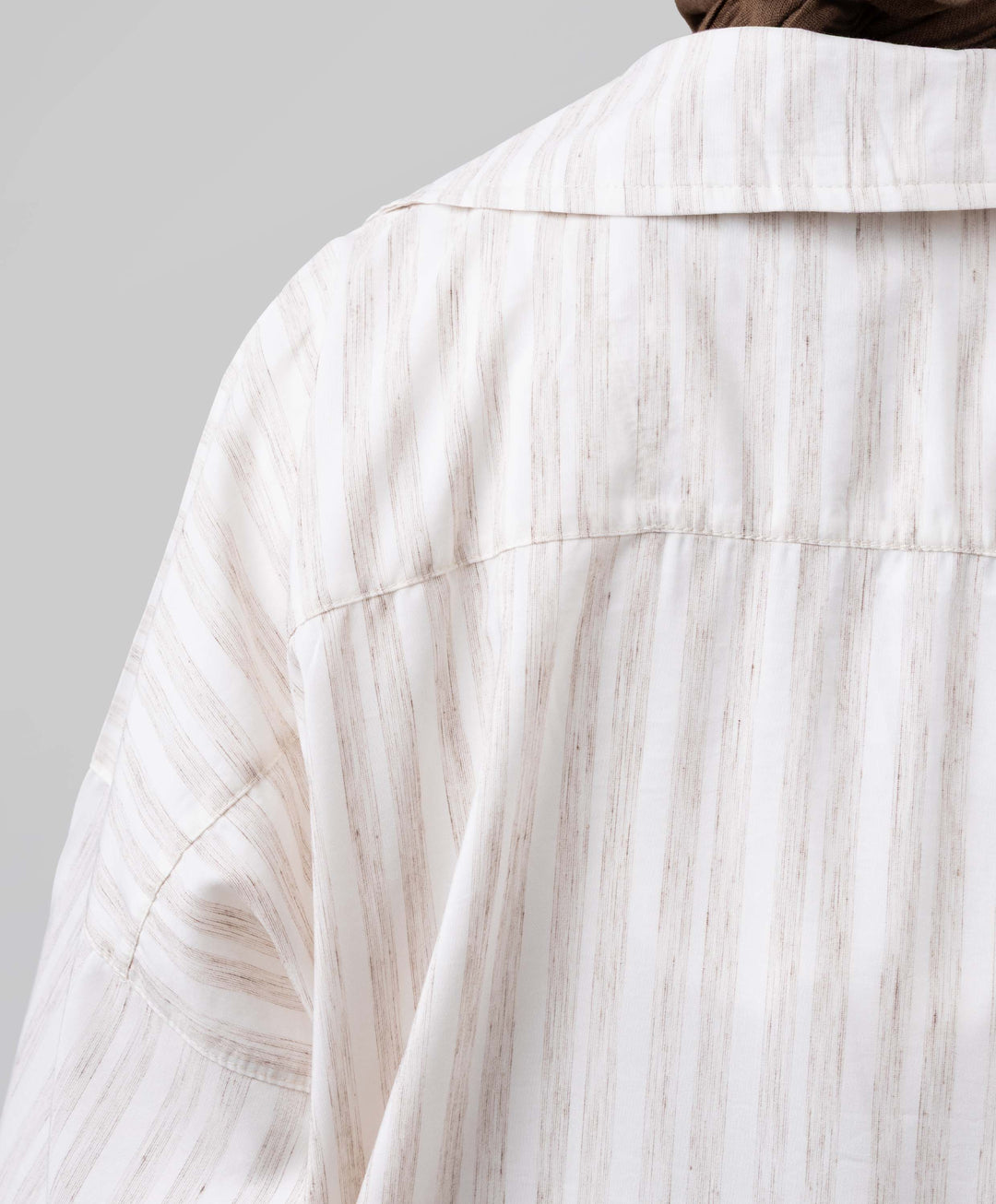 Striped Linen Abaya