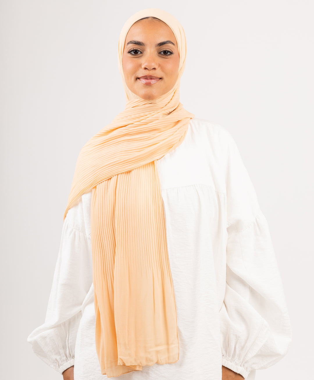 Pleated Chiffon Scarf