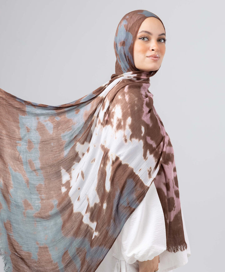 Watercolor Linen Scarf