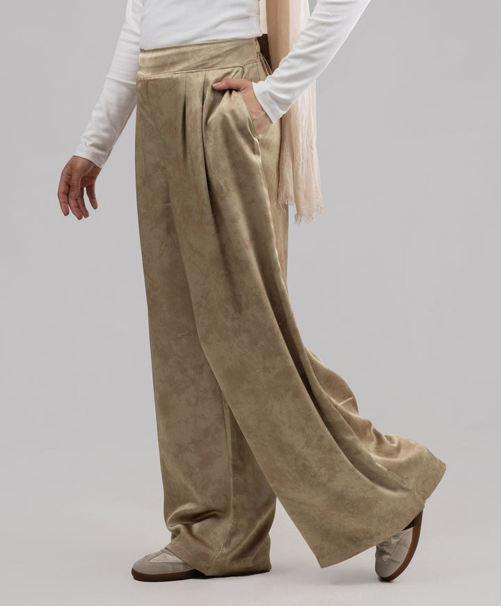 Glossy Satin Pants