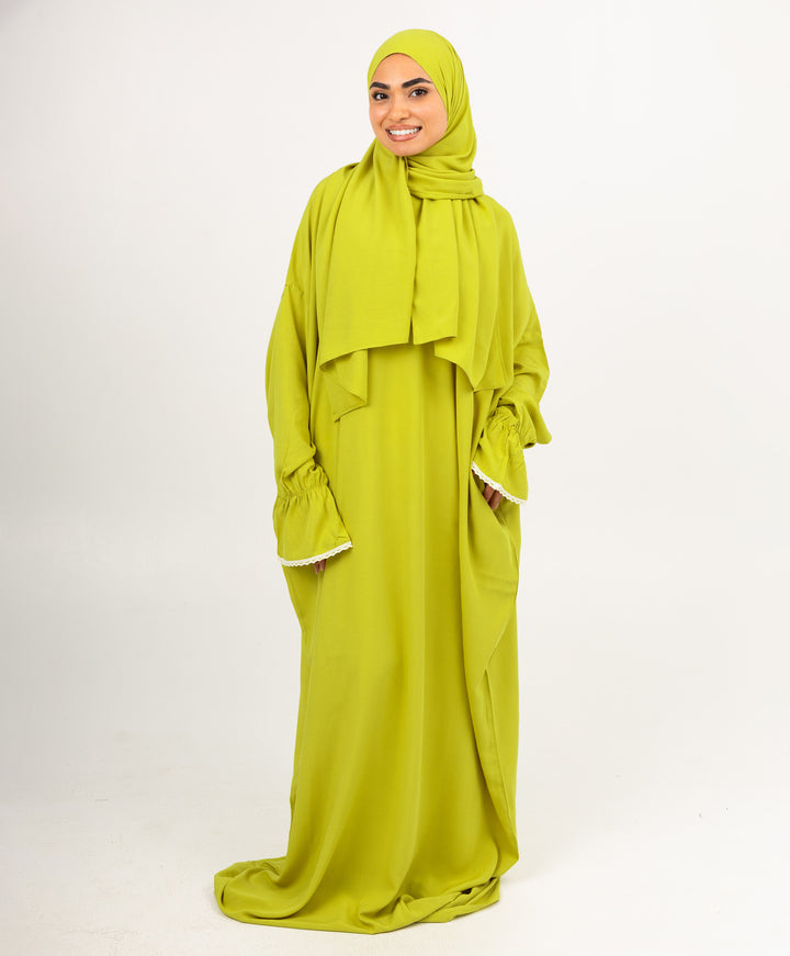 Plain Viscose Flounce Sleeves Isdal