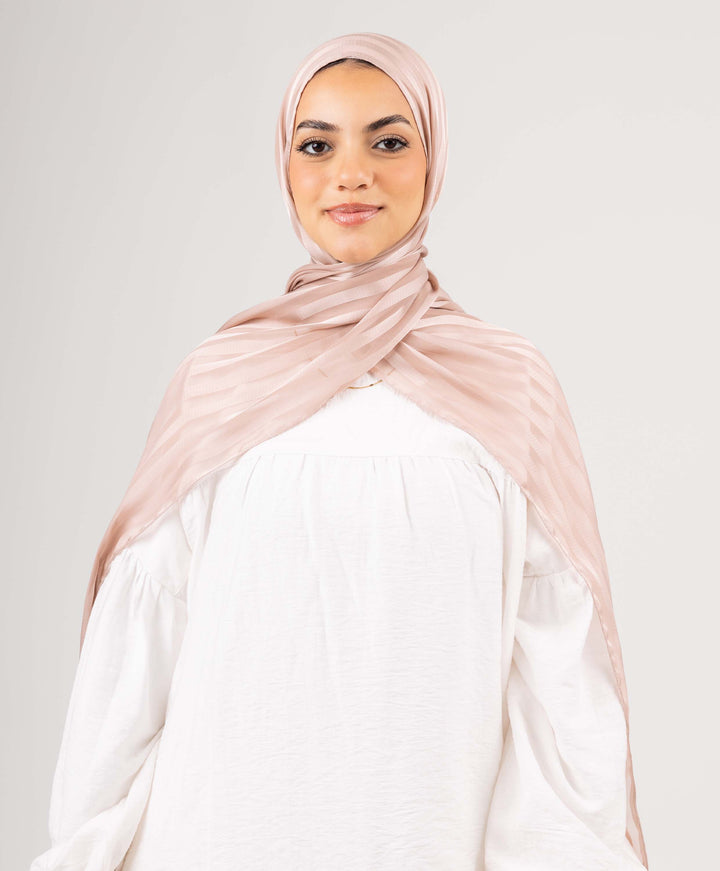 Majestic Satin Chiffon Scarf